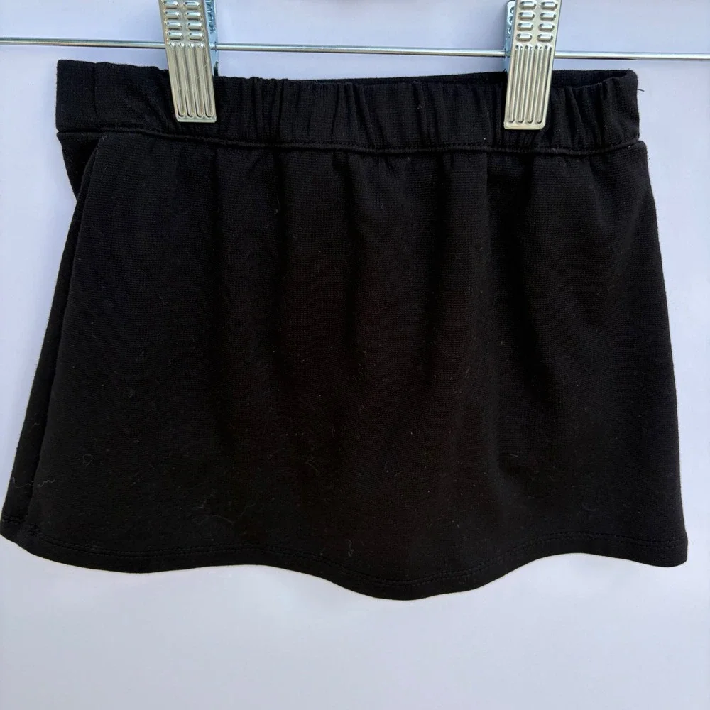 The Childrens Place Girls Black Sailor Skort‎ Double Button Front Size 2T